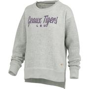  Lsu Pressbox Women's Torrington Amore Crew Fleece