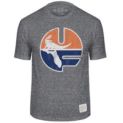 Florida Retro Brand Vault Circle UF State Mock Twist Tee