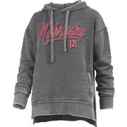  Nebraska Pressbox Women's Harlow Vintage Wash Marni Hoodie