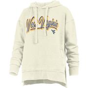  West Virginia Pressbox Women's Harlow Vintage Wash Marni Hoodie