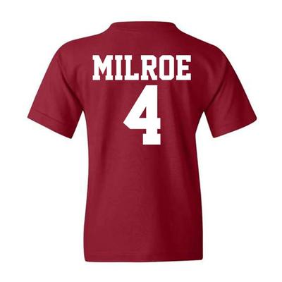 Alabama YOUTH LANK Jalen Milroe Shirsey Tee