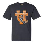  Tennessee Go Vols Go Running Player Comfort Colors Tee