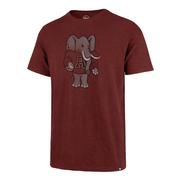  Alabama Crimson Tide 47 Brand Vault Football Elephant Scrum Tee