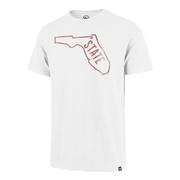  Florida State 47 Brand Vault State Outline Scrum Tee