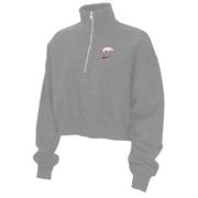  Arkansas Nike Women's Phoenix Fleece Crop 1/4 Zip