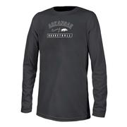  Arkansas Nike Youth Dri- Fit Legend Basketball Long Sleeve Tee