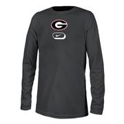  Georgia Nike Youth Dri- Fit Legend Shadow Pill Long Sleeve Tee