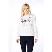  Mississippi State Stewart Simmons The Glitter Script Long Sleeve Sweater