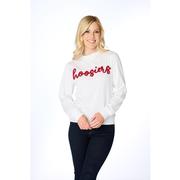  Indiana Stewart Simmons The Glitter Script Long Sleeve Sweater