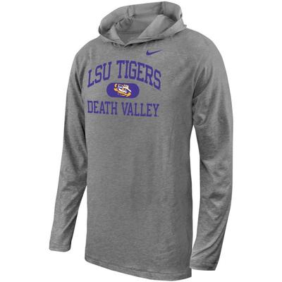 LSU Nike YOUTH Cotton Hoodie Tee