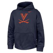  Virginia Nike Youth Therma- Fit Po Hoodie