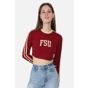  Florida State Hype And Vice Super Crop Long Sleeve Top