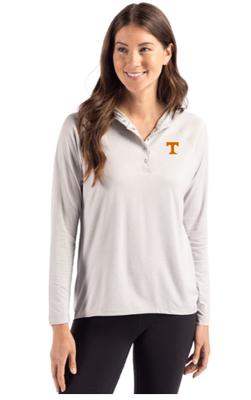 Tennessee Cutter & Buck Women's Coastline Epic Comfort Hooded Shirt