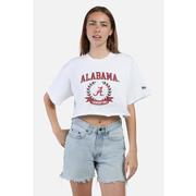  Alabama Hype And Vice Giant Logo Track Top Cropped Tee