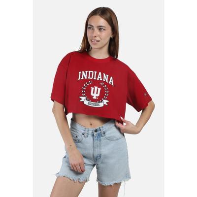 Indiana Hype And Vice Giant Logo Track Top Cropped Tee