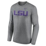  Lsu Nike Legend Primary Logo Long Sleeve Tee