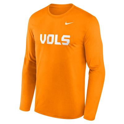 Tennessee Nike Legend Alt Logo Long Sleeve Tee