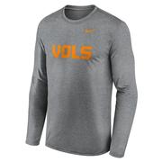  Tennessee Nike Legend Alt Logo Long Sleeve Tee