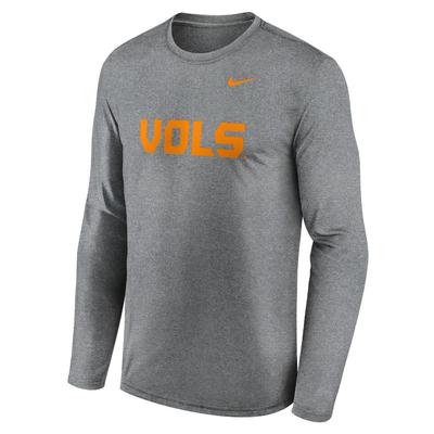 Tennessee Nike Legend Alt Logo Long Sleeve Tee