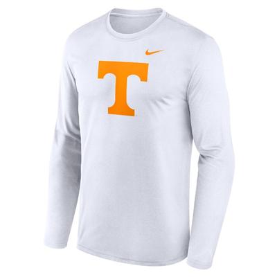 Tennessee Nike Legend Primary Long Sleeve Tee WHITE