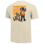  Tennessee Image One Mascot Checkerboard Comfort Colors Tee