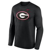  Georgia Nike Legend Primary Logo Long Sleeve Tee