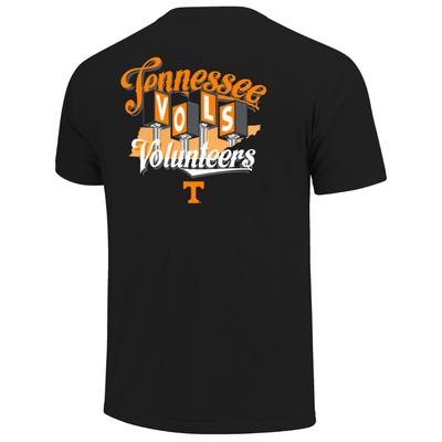 Tennessee Image One Vols Sign State Comfort Colors Tee