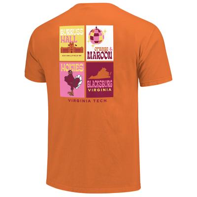 Virginia Tech Image One Preppy Poster Comfort Colors Tee