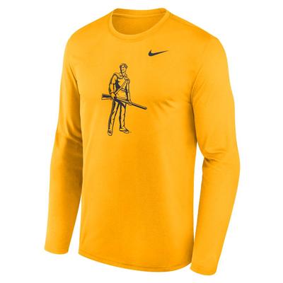 West Virginia Nike Legend Alt Logo Long Sleeve Tee