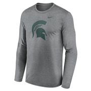  Michigan State Nike Legend Primary Logo Long Sleeve Tee