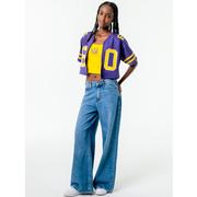  Lsu The Zip- Up Cropped Jersey