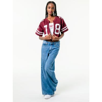 Mississippi State The Zip-Up Cropped Jersey