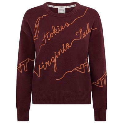 Virginia Tech KadyLuxe Love Letter Sweater