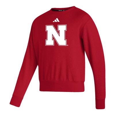 Nebraska Adidas Men's Premium Vintage Crew Sweatshirt