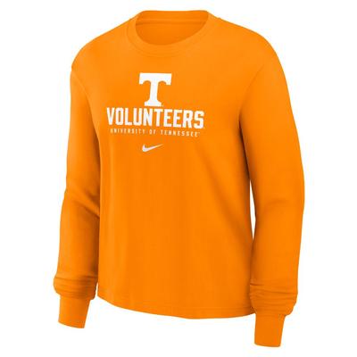 Tennessee Nike Women's Cotton Boxy Long Sleeve Tee