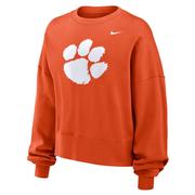  Clemson Nike Women's Essential Fleece Crew