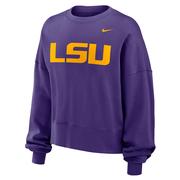  Lsu Nike Women's Essential Fleece Crew