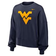  West Virginia Nike Women's Essential Fleece Crew