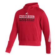  Nebraska Adidas Men's Block Hoodie