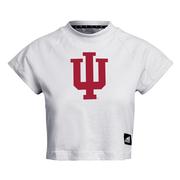  Indiana Adidas Women's Sideline Crop Tee