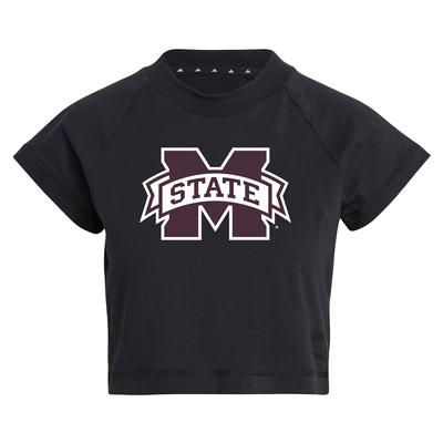 Mississippi State Adidas Women's Sideline Crop Tee