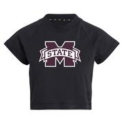  Mississippi State Adidas Women's Sideline Crop Tee