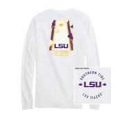  Lsu Southern Tide Cornhole Board Long Sleeve Tee