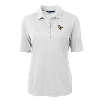 UCF Women's Cutter and Buck Virtue Ecopique Polo WHITE