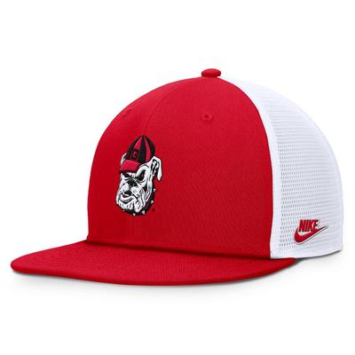 Georgia Nike Vintage Dri-Fit Pro Structured Square Bill Cap