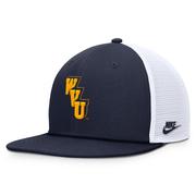  West Virginia Nike Vault Dri- Fit Pro Structured Square Bill Cap