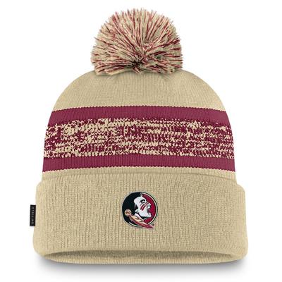 Florida State Nike Sideline Peak Standard Cuff Pom Beanie