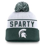  Michigan State Nike Local Peak Pom Beanie