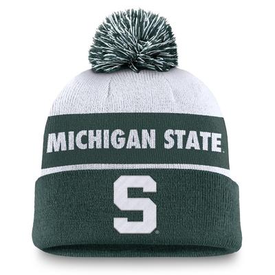 Michigan State Nike Primetime Peak Pom Beanie