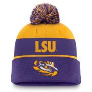  Lsu Nike Primetime Peak Pom Beanie